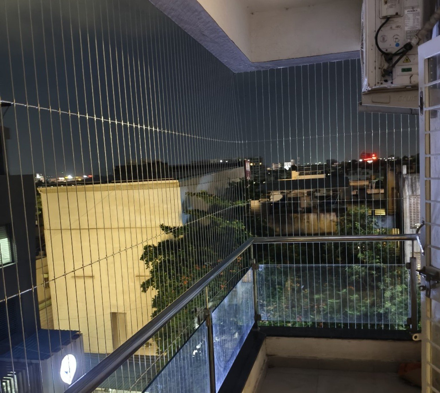 Invisible grill installation in Dilsukhnagar, Hyderabad